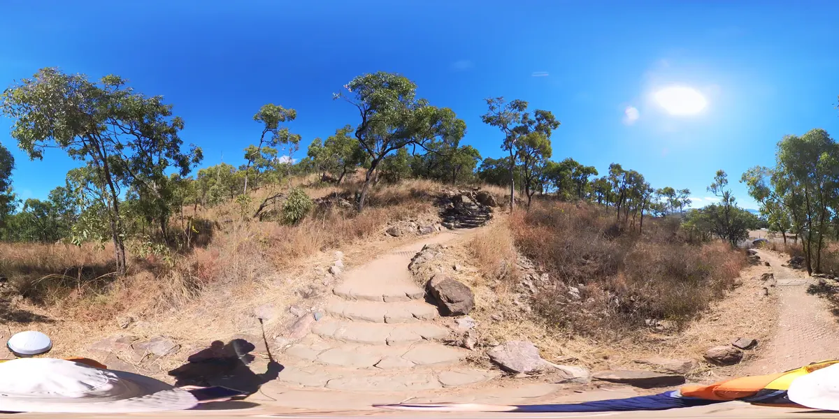 Imagery captured for 360 degree camera mapping